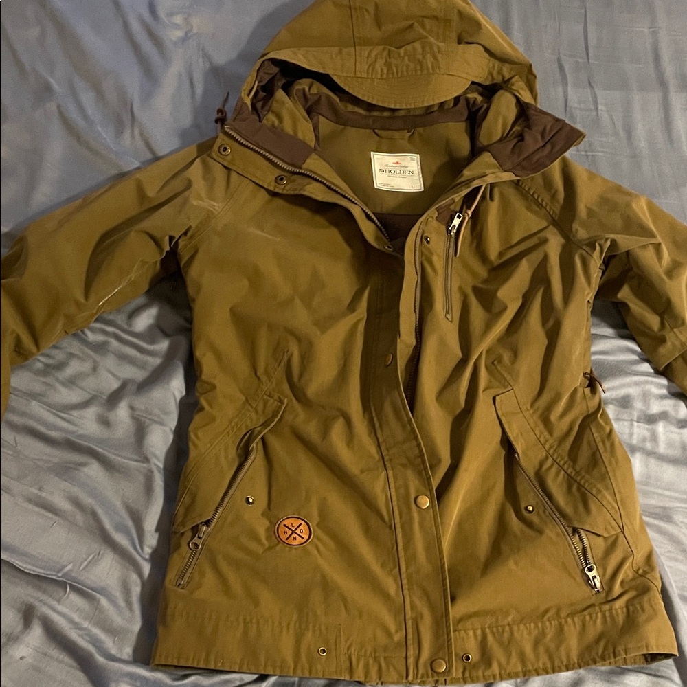 Holden Khaki Utility Jacket with Hood